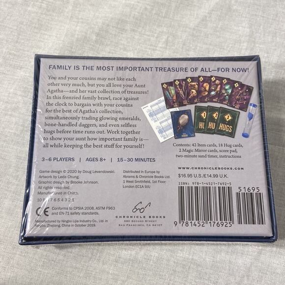 New Aunt Agatha's Attic Fast-paced Card Game Size OS - Picture 2 of 3